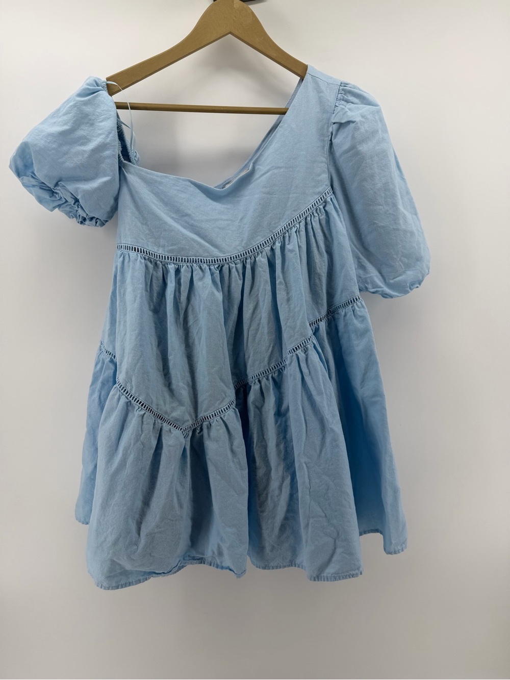 Altar'd State Powder Blue baby doll dress size XS - Picture 2 of 3